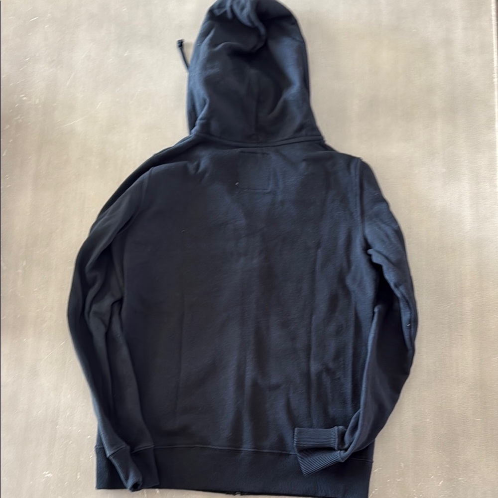 Hollister Black Zip-Up Hoodie - Sz S - Picture 4 of 4